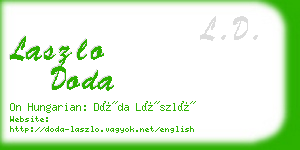 laszlo doda business card